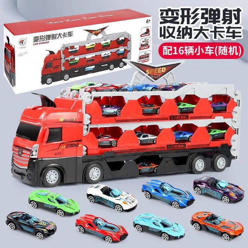 Catapulting Racing Track with Cars - alwinshop