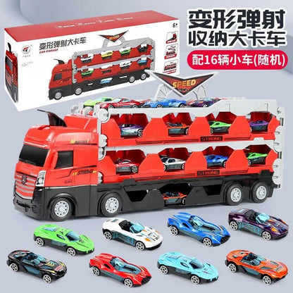 Catapulting Racing Track with Cars - alwinshop