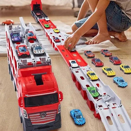 Catapulting Racing Track with Cars - alwinshop