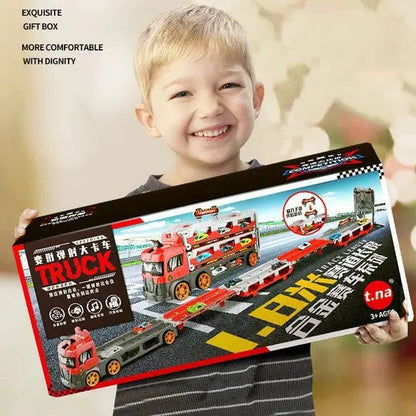 Catapulting Racing Track with Cars - alwinshop