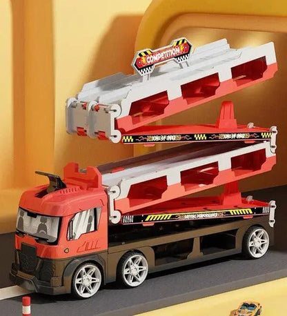 Catapulting Racing Track with Cars - alwinshop