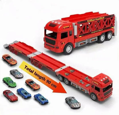 Catapulting Racing Track with Cars - alwinshop