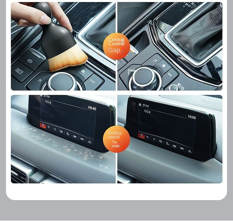 Car Interior Cleaning Tools Air Conditioning Air Outlet Cleaning Brush Car Soft Brush Car Gap Dust Removal Brush