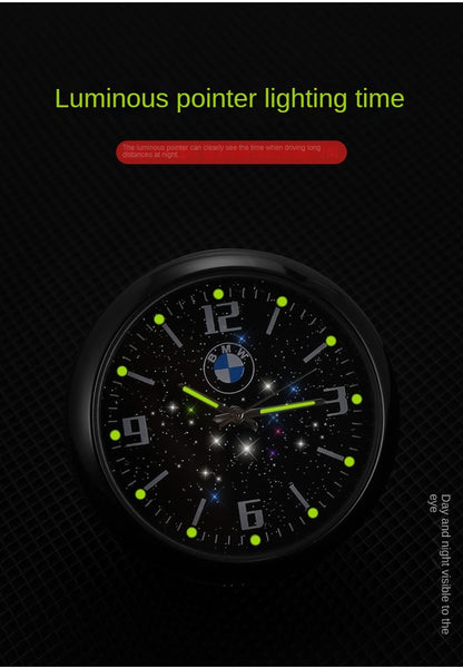 Universal Luminous Car & Desk Clock – Clear Time, Anywhere