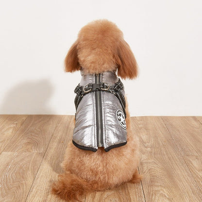 Waterproof & Warm & Night Reflective Dog Jacket Harness