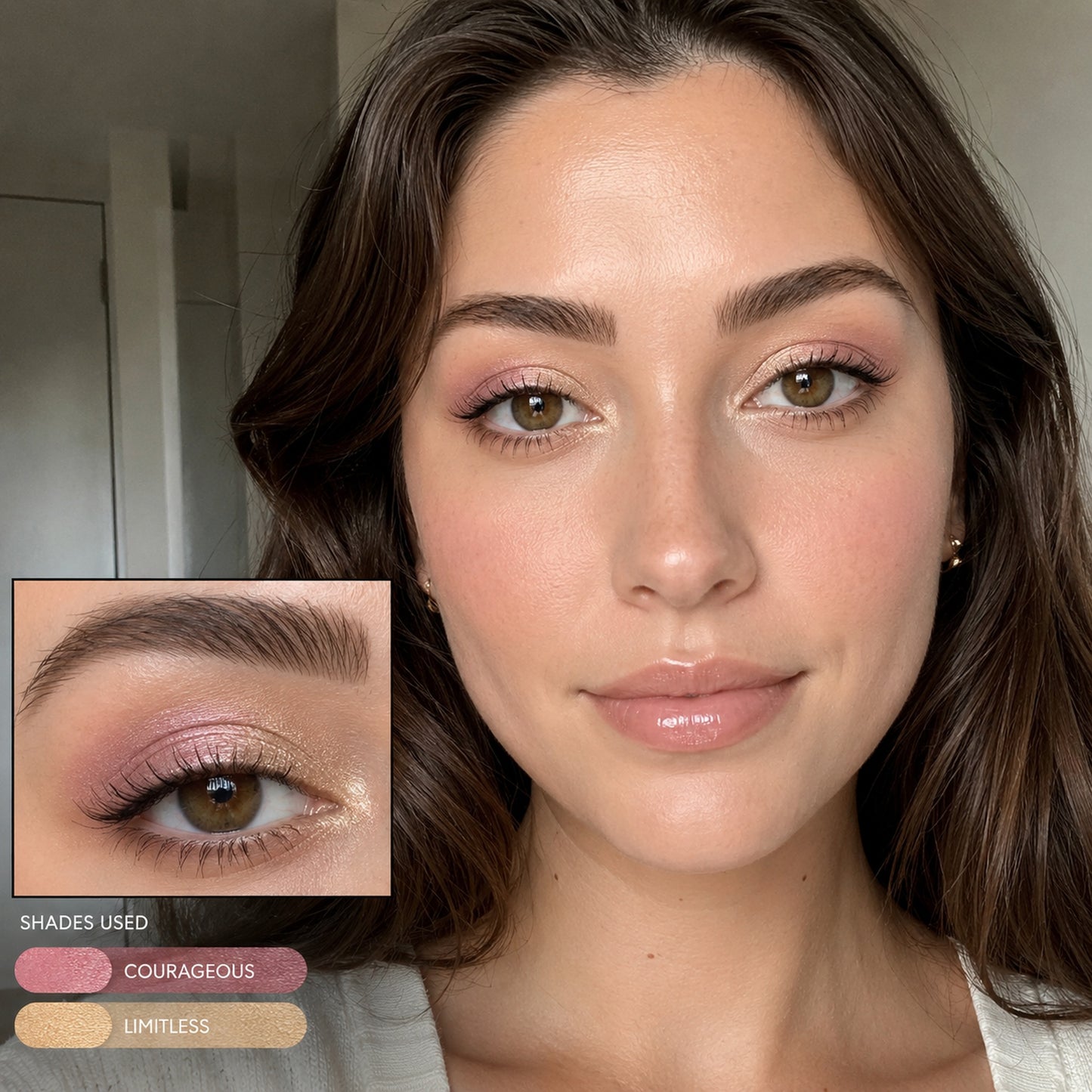 HUDA Empowered Series 18-Color Rose Gold Eyeshadow Palette