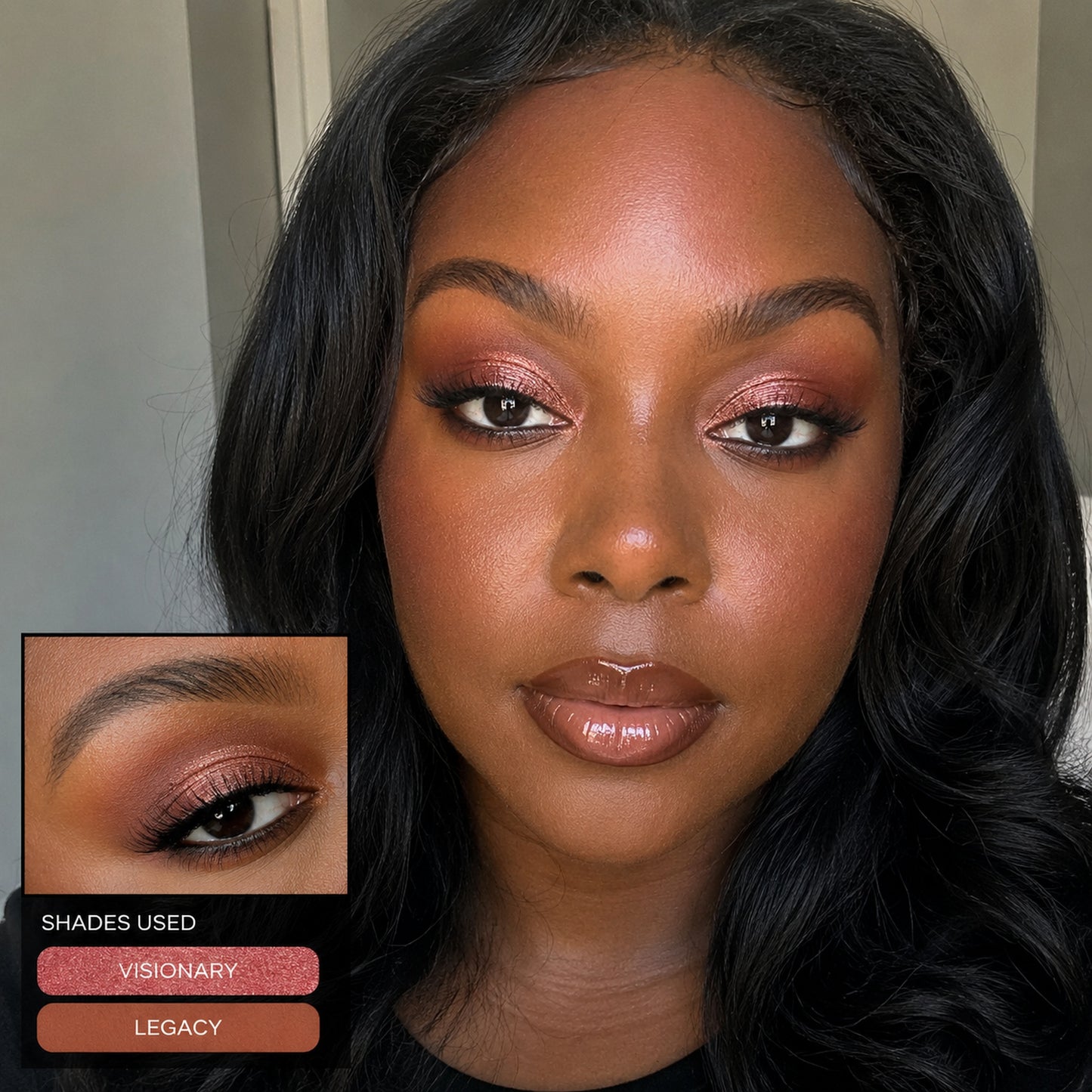 HUDA Empowered Series 18-Color Rose Gold Eyeshadow Palette