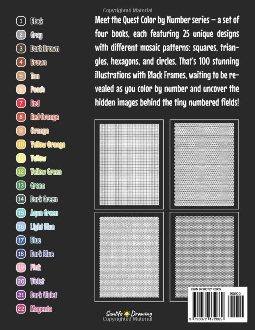 100 Color by Number Mysteries Book