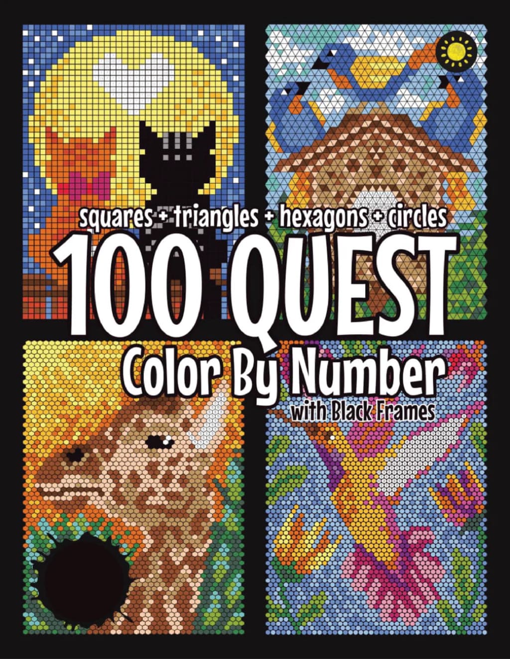 100 Color by Number Mysteries Book