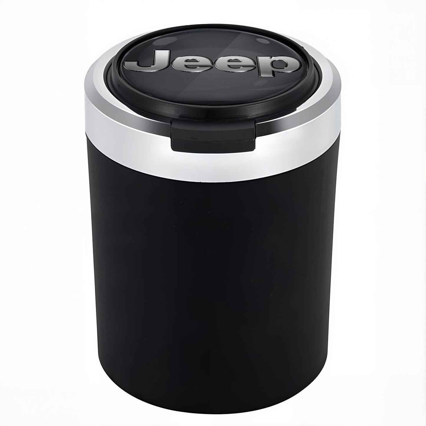 Smokeless Stainless Steel LED Car Cupholder Ashtray with Lid