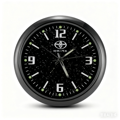 Universal Luminous Car & Desk Clock – Clear Time, Anywhere
