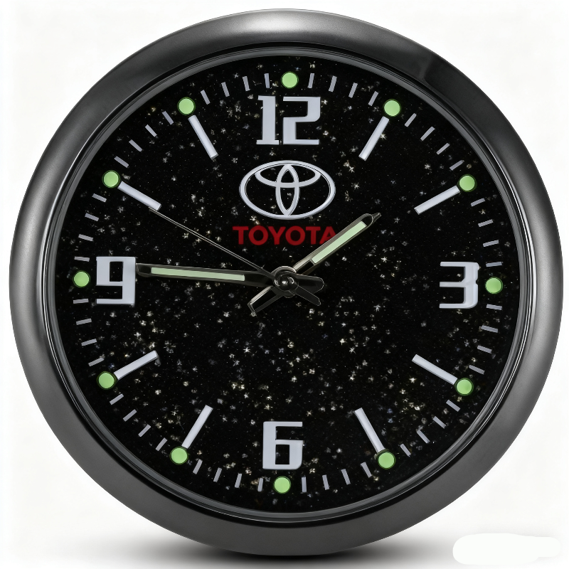 Universal Luminous Car & Desk Clock – Clear Time, Anywhere