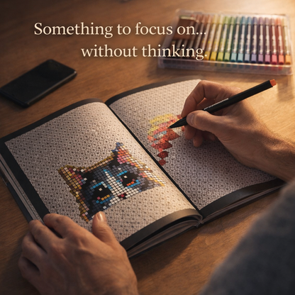 100 Color by Number Mysteries Book