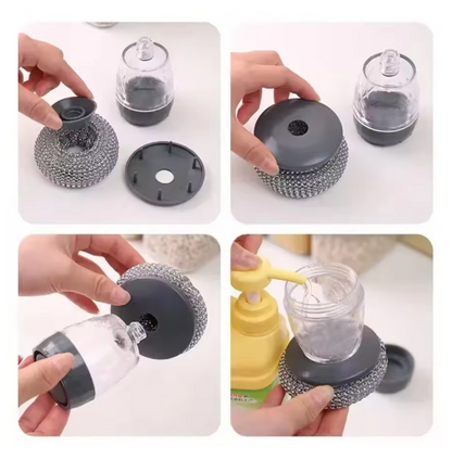 Soap Dispenser Steel Brush