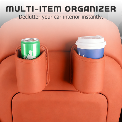 Universal Leather Car Door Cup Holder