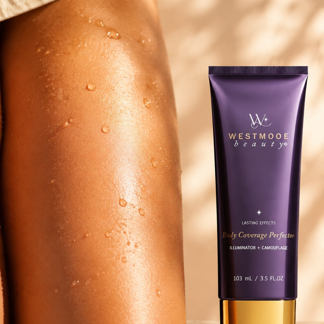 Body Coverage Perfector shown with water droplets